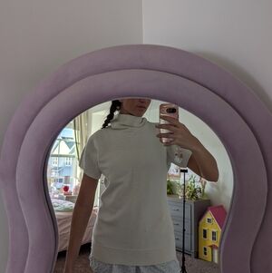 Cozy White Columbia Turtleneck Sweater Size Large